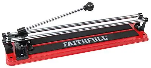 Produktbild: Faithfull FAITLC300 Wand- und Bodenfliesenschneider, 300 mm quadratisch, 210 mm Diagonale, 10 mm Dicke Schnittleistung