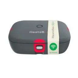 Produktbild: FAITRON HeatsBox Style+, Thermobehälter für Essen, Elektrische Lunchbox mit App-Bedienung, Auslaufsichere Lunchbox mit Edelstahl-Innenschale und Transportdeckel, Warmhaltebox für Essen, 102 Watt