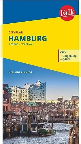 Produktbild: Falk Cityplan Hamburg 1:22.500