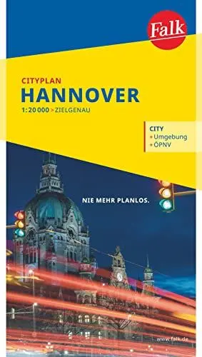 Produktbild: Falk Cityplan Hannover 1:20.000