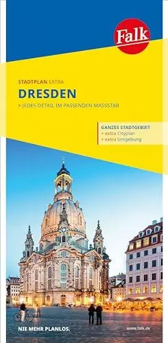 Produktbild: Falk Stadtplan Extra Dresden 1:20.000: mit Ortsteilen von Freital, Radebeul