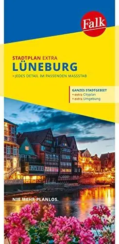 Produktbild: Falk Stadtplan Extra Lüneburg 1:15.000: mit Ortsteilen von Adendorf, Bardowick, Scharnebeck