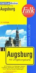 Produktbild: Falk Stadtplan Extra Standardfaltung Augsburg