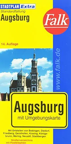 Produktbild: Falk Stadtplan Extra Standardfaltung Augsburg
