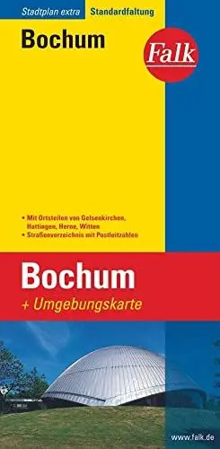 Produktbild: Falk Stadtplan Extra Standardfaltung Bochum