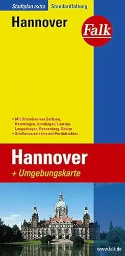 Produktbild: Falk Stadtplan Extra Standardfaltung Hannover
