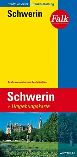 Produktbild: Falk Stadtplan Extra Standardfaltung Schwerin