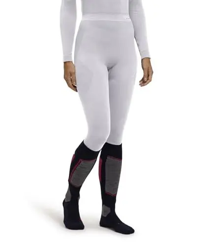 Produktbild: FALKE Damen Baselayer-Hose Warm Long W Ti Funktionsmaterial schnelltrocknend 1 Stück, Weiß White 2860, L