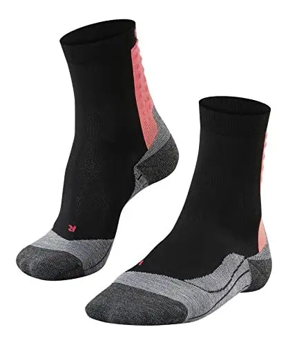Produktbild: FALKE Damen Laufsocken Achilles W So Funktionsmaterial schützt die Achillessehne 1 Paar, Schwarz Black 3008, 37-38