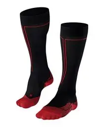 Produktbild: FALKE Damen Laufsocken RU Compression Energy W KH Funktionsmaterial mit Kompression 1 Paar, Schwarz (Black 3008) - Wadenumfang W1, 35-38