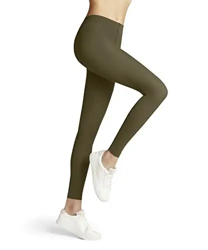 Produktbild: FALKE Damen Leggings Pure Matt 50 DEN W LE halb-blickdicht einfarbig 1 Stück, Beige (Laurel 7544) neu - umweltfreundlich, S-M