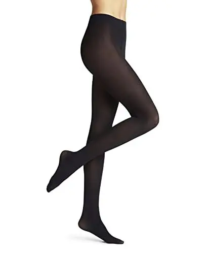 Produktbild: FALKE Damen Strumpfhose Pure Matt 50 DEN W TI halb-blickdicht einfarbig 1 Stück, Blau (Marine 6179), M