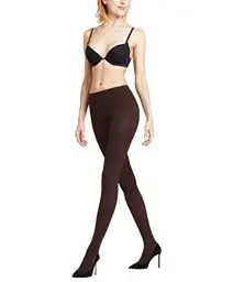 Produktbild: FALKE Damen Strumpfhose Seidenglatt 80 DEN W Ti blickdicht einfarbig 1 Stück, Schwarz Black 3009, M-L