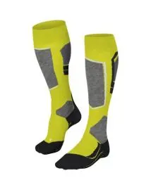 Produktbild: FALKE Damen Skisocken SK4 Advanced W Kh Wolle Funktionsmaterial warm dünn 1 Paar, Gelb Sulfur 1084-O, 35-36