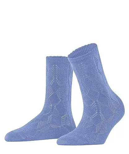 Produktbild: FALKE Damen Socken Argyle Vibe Schurwolle gemustert 1 Paar, Blau (Arcticblue 6367), 35-38