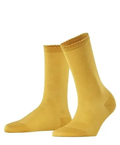 Produktbild: FALKE Damen Socken Bold Dot W SO Baumwolle einfarbig 1 Paar, Gelb (Hot Ray 1282), 35-38