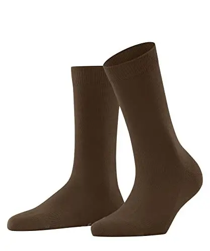 Produktbild: FALKE Damen Socken Family W SO Baumwolle einfarbig 1 Paar, Braun (Tawny 5124) neu - umweltfreundlich, 35-38