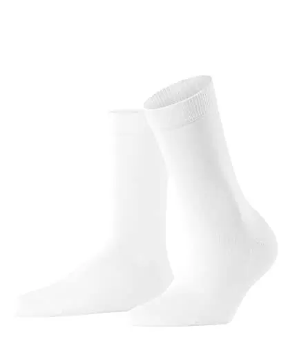 Produktbild: FALKE Damen Socken Family W So nachhaltige Baumwolle einfarbig 1 Paar, Weiß White 2009, 35-38