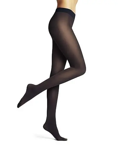 Produktbild: FALKE Damen Strumpfhose Pure Matt 50 DEN W Ti halb-blickdicht einfarbig 1 Stück, Blau Classy Blue 6619, L