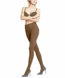 Produktbild: FALKE Damen Strumpfhose Pure Matt 50 DEN W TI halb-blickdicht einfarbig 1 Stück, Braun (Almond 5078), S