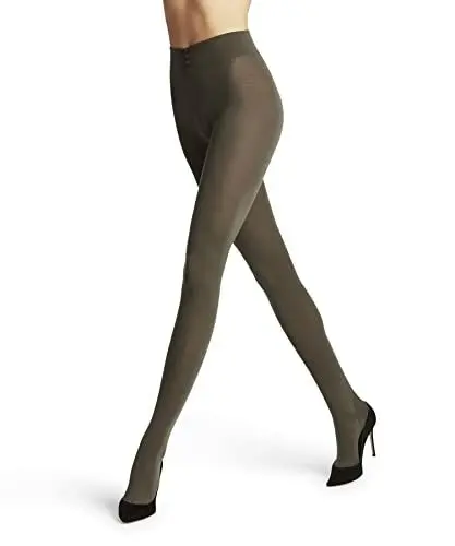 Produktbild: FALKE Damen Strumpfhose Softmerino W Ti Wolle Baumwolle einfarbig 1 Stück, Grün Military 7826, 44-46
