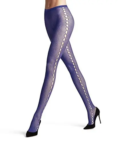 Produktbild: FALKE Damen Strumpfhose Supersize Net W TI Transparent gemustert 1 Stück, Blau (Imperial 6065), M-L