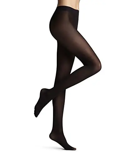 Produktbild: FALKE Damen Strumpfhose Matt Deluxe 30 DEN W Ti transparent einfarbig 1 Stück, Schwarz Black 3009, S-M