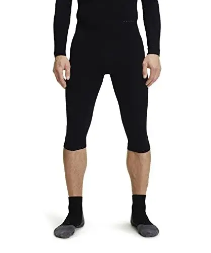 Produktbild: FALKE Herren Baselayer-Hose Warm 3/4 M Ti Funktionsmaterial schnelltrocknend 1 Stück, Schwarz Black 3000-O, S