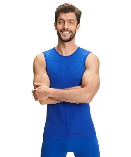 Produktbild: FALKE Herren Baselayer-Shirt Warm M S/l Sh Funktionsmaterial schnelltrocknend 1 Stück, Blau Yve 6714-O, L