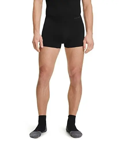 Produktbild: FALKE Herren Boxershorts Warm M BX Funktionsgarn Schnelltrocknend 1 Stück, Schwarz (Black 3000), L