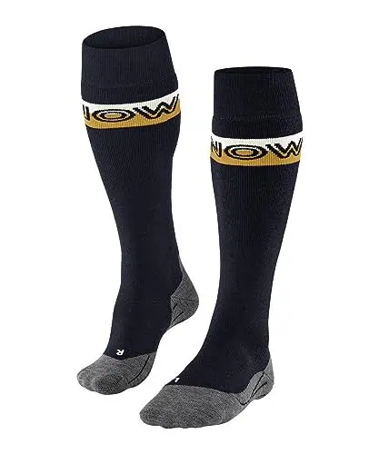 Produktbild: FALKE Herren Skisocken SK2 Intermediate M Kh Wolle Funktionsmaterial warm dick 1 Paar, Blau Marine 6120, 42-43