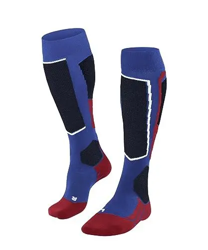 Produktbild: FALKE Herren Skisocken SK2 Intermediate Vegan M Kh Lyocell Funktionsmaterial warm dick 1 Paar, Blau Olympic 6940, 42-43