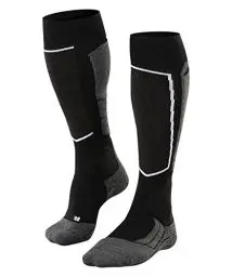 Produktbild: FALKE Herren Skisocken SK2 Intermediate Wool M Kh Wolle Funktionsmaterial warm dick 1 Paar, Schwarz Black-Mix 3010, 44-45