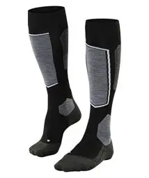 Produktbild: FALKE Herren Skisocken SK6 Pro M KH Wolle warm dünn 1 Paar, Schwarz (Black-Mix 3010), 42-43