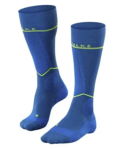 Produktbild: FALKE Herren Skisocken SK Energizing Wool M KH Wolle mit Kompression 1 Paar, Blau (King Fisher 6834) - Wadenumfang W4, 39-42