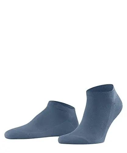 Produktbild: FALKE Herren Sneakersocken Family M SN Baumwolle kurz einfarbig 1 Paar, Blau (Deep Sea 6501), 43-46