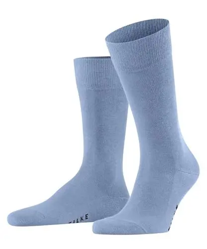 Produktbild: FALKE Herren Socken Family M So nachhaltige Baumwolle einfarbig 1 Paar, Blau Airy Blue 6707, 39-42