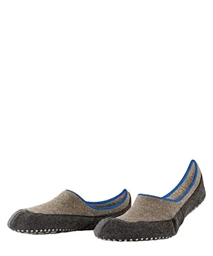Produktbild: FALKE Herren Stoppersocken Cosyshoe Invisible M Hp Wolle rutschhemmende Noppen 1 Paar, Braun Oak Melange 5075, 41/42 EU
