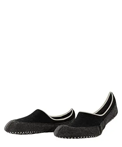 Produktbild: FALKE Herren Stoppersocken Cosyshoe Invisible M HP Schurwolle rutschhemmende Noppen 1 Paar, Grau (Anthracite Melange 3082), 43-44