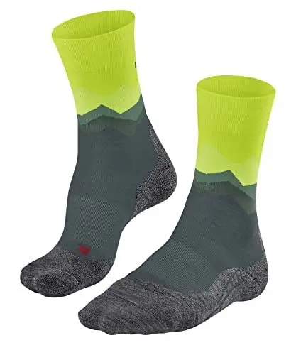 Produktbild: FALKE Herren Wandersocken TK2 Explore M So Wolle Funktionsmaterial antiblasen dick 1 Paar, Grau Steel Grey 3583 Crest-O, 46-48