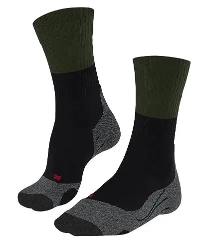 Produktbild: FALKE Herren Wandersocken TK2 Explore M SO Wolle Funktionsmaterial antiblasen dick 1 Paar, Grün (Vertigo 7962), 39-41
