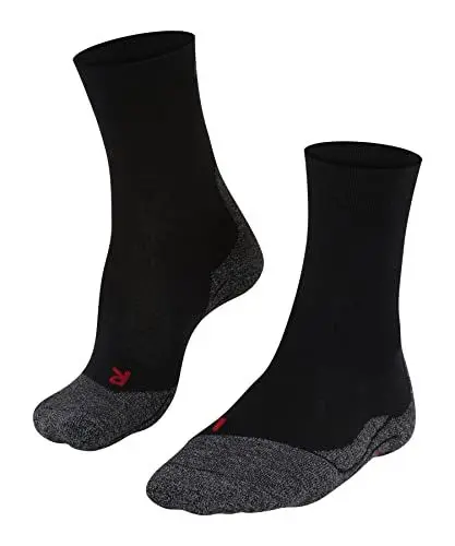 Produktbild: FALKE Damen Wandersocken TK2 Explore Sensitive W So Wolle Funktionsmaterial antiblasen dick 1 Paar, Schwarz Black-Mix 3010, 37-38