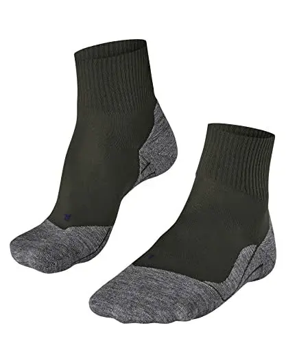 Produktbild: FALKE Herren Wandersocken TK5 Wander Cool Short M SSO Lyocell antiblasen dünn 1 Paar, Grün (Military 7826), 42-43
