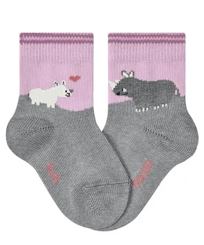 Produktbild: FALKE Unisex baby Socken Baby Rhino Love B So Baumwolle gemustert 1 Paar, Rosa Thulit 8663, 62-68