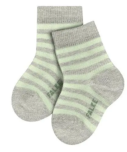 Produktbild: FALKE Unisex Baby Stripe Socken atmungsaktive nachhaltige Baumwolle Babysocken hautfreundlich rutschfrei gestreift elastische Zone am Knöchel für besseren Sitz 1 Paar