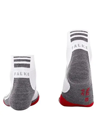 Produktbild: FALKE Unisex Fahrradsocken BC5 U Sso Baumwolle Funktionsmaterial antiblasen 1 Paar, Weiß White-Mix 2020, 46-48