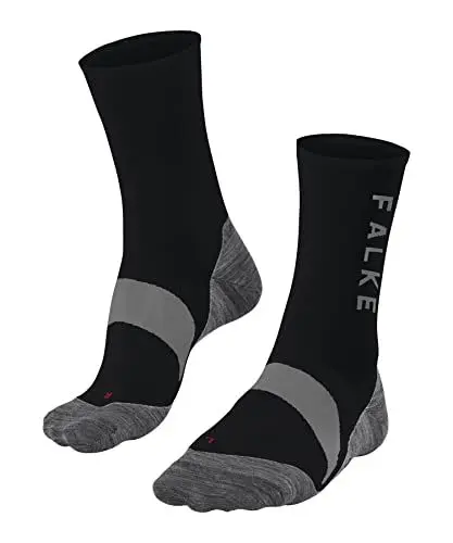 Produktbild: FALKE Unisex Fahrradsocken BC6 U SO Funktionsgarn Antiblasen 1 Paar, Schwarz (Black-Mix 3010), 39-41