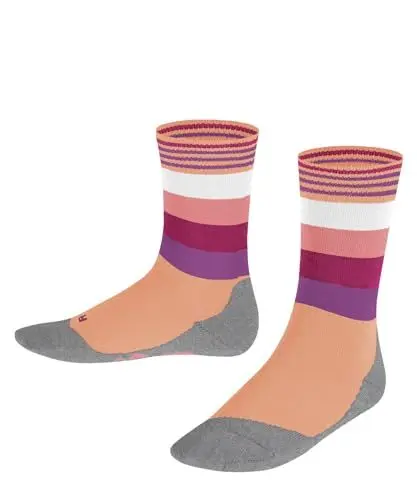 Produktbild: FALKE Unisex Kinder Socken Active Fox K So Baumwolle Funktionsmaterial dünn atmungsaktiv gemustert 1 Paar, Rot Cantaloupe 8771-O, 39-42