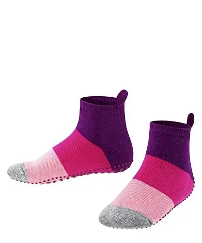 Produktbild: FALKE Unisex Kinder Stoppersocken Colour Block K Hp Baumwolle rutschhemmende Noppen 1 Paar, Rosa Crocus 6962, 31/34 EU