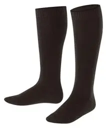 Produktbild: FALKE Unisex Kinder Kniestrümpfe Comfort Wool K Kh Wolle Funktionsmaterial lang einfarbig 1 Paar, Braun Dark Brown 5230, 23-26